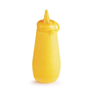 Botella Mostaza Exprimible Amarilla 350ml Plástico