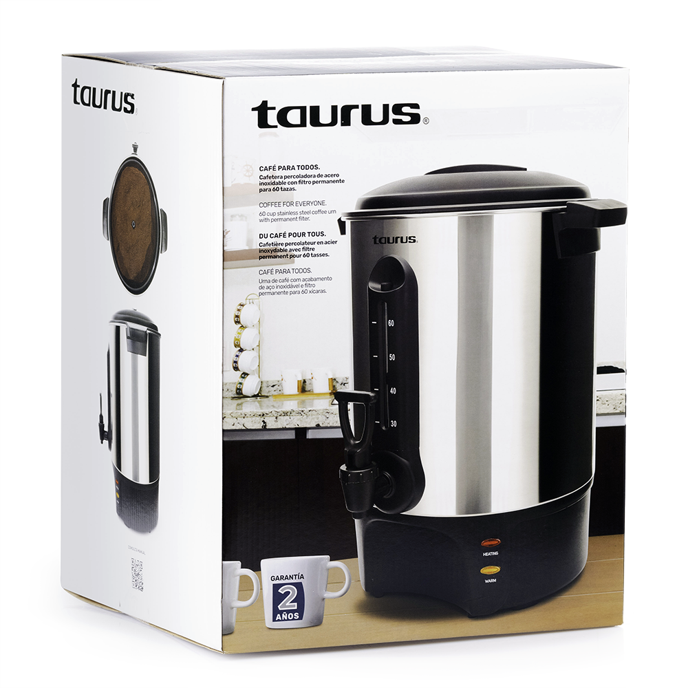 Cafetera Coffee Station 60 Tazas Taurus - Imagen 6