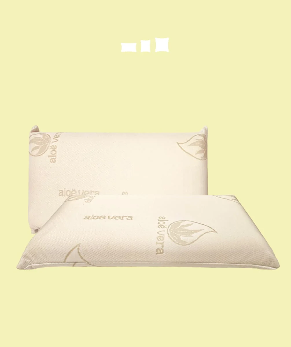 10 Almohada Viscoelástica 100% Aloe Vera