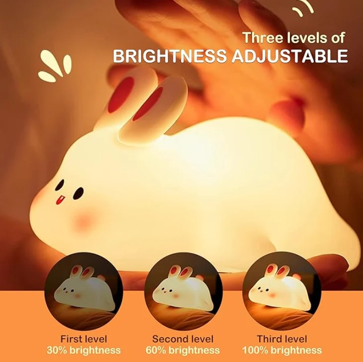 Lámpara de contacto 🐰 ANIMAL FRIEND 🥰 (Blanda y regula la intensidad con el tacto) - Imagen 6