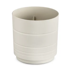 Maceta Amalfi Redonda 10.6cm Blanco Plastico La Ardilla