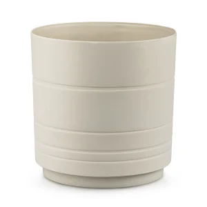 Maceta Amalfi Redonda 20.2cm Blanco Plastico La Ardilla