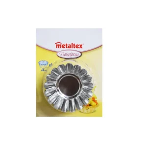 Juego de 6 Moldes Magdalenas Acero Inoxidable Metaltex