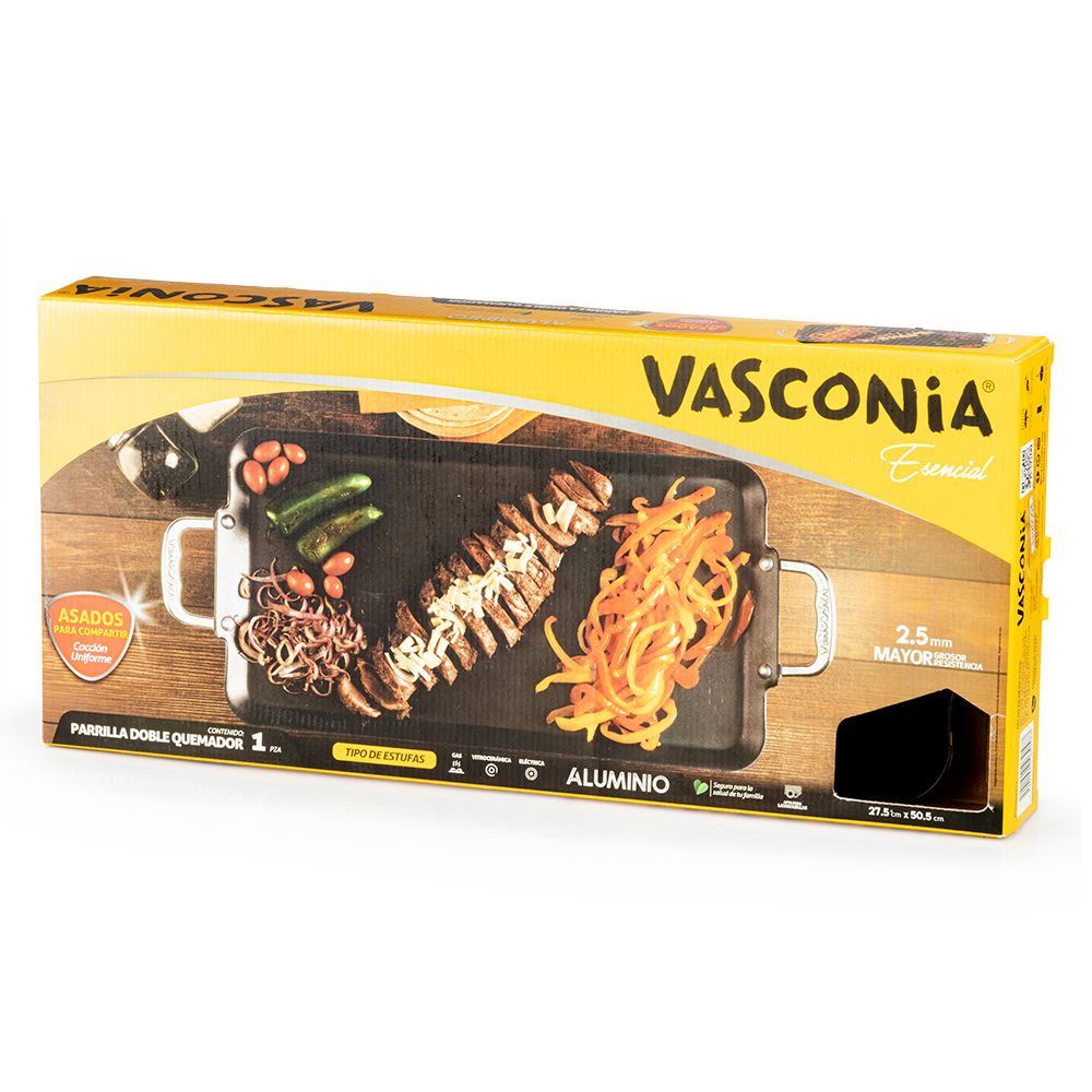 Parrilla Doble Aluminio Vasconia - Imagen 6