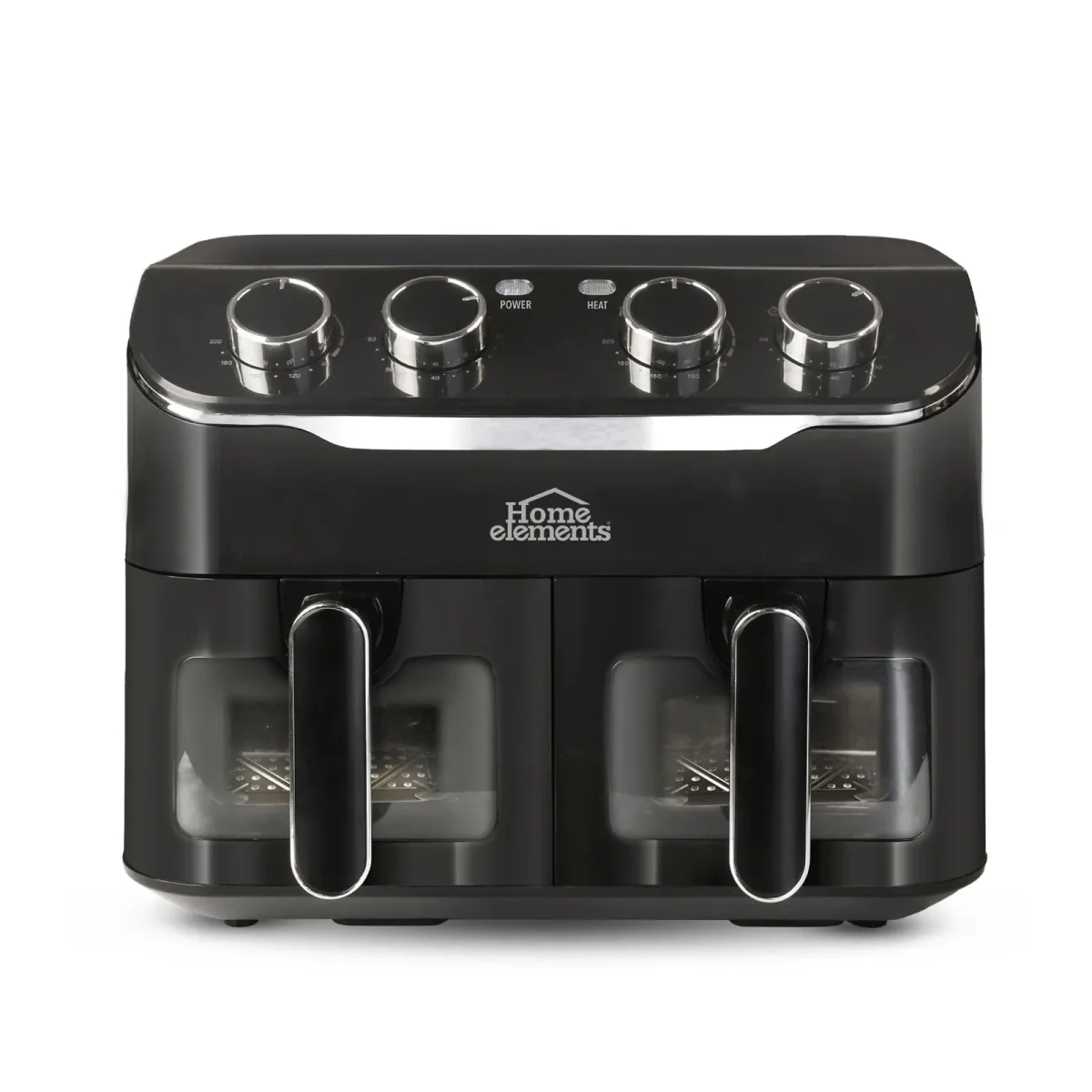 HOME ELEMENT FREIDORA AIRE 8 LTS DOBLE CANASTILLA HEAF8041N 299899624