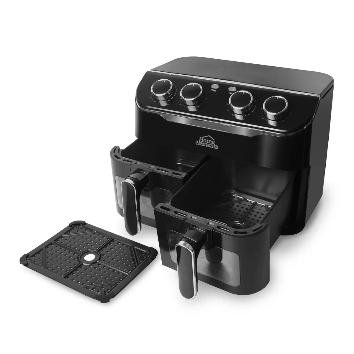 HOME ELEMENT FREIDORA AIRE 8 LTS DOBLE CANASTILLA HEAF8041N 299899624 - Imagen 3