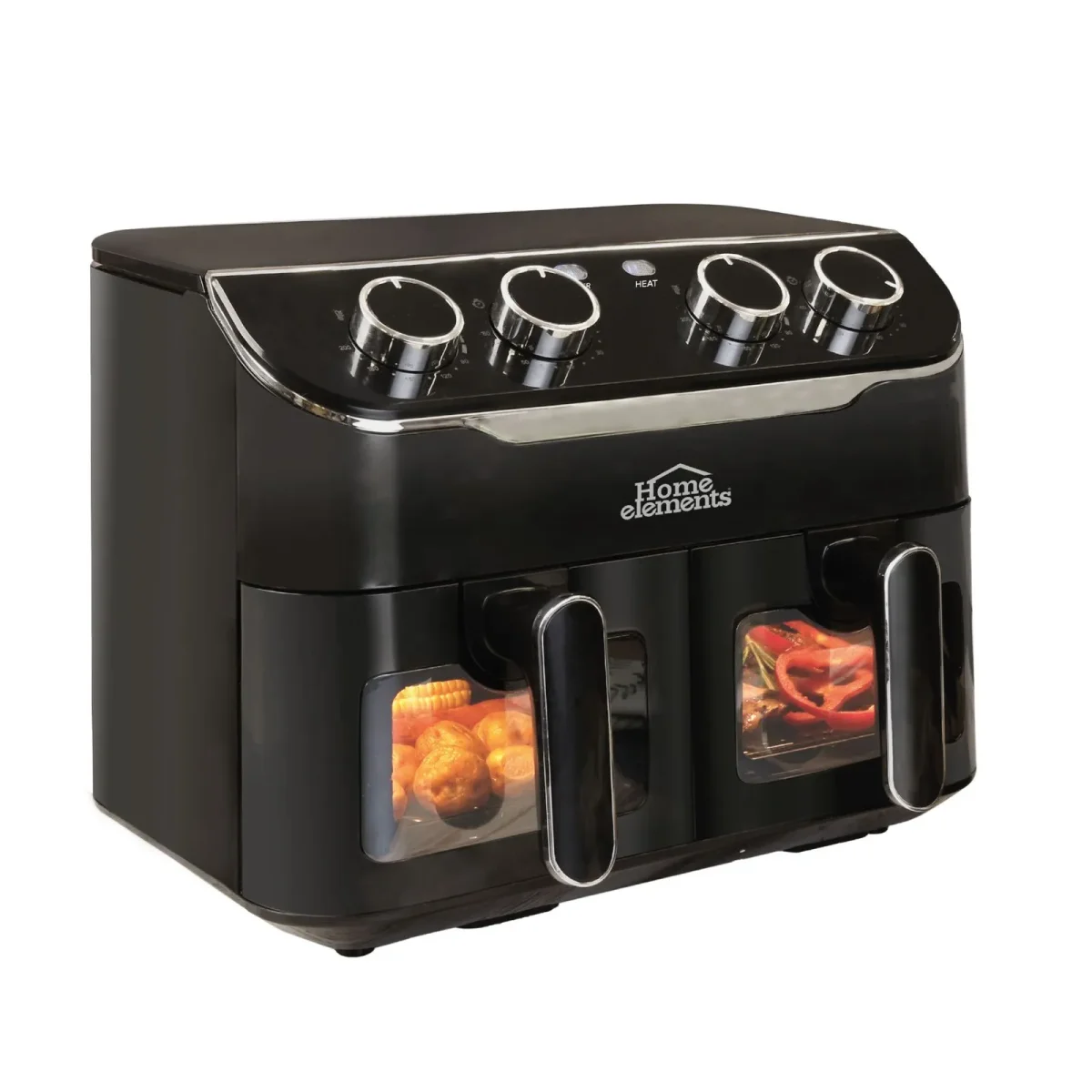 HOME ELEMENT FREIDORA AIRE 8 LTS DOBLE CANASTILLA HEAF8041N 299899624 - Imagen 4