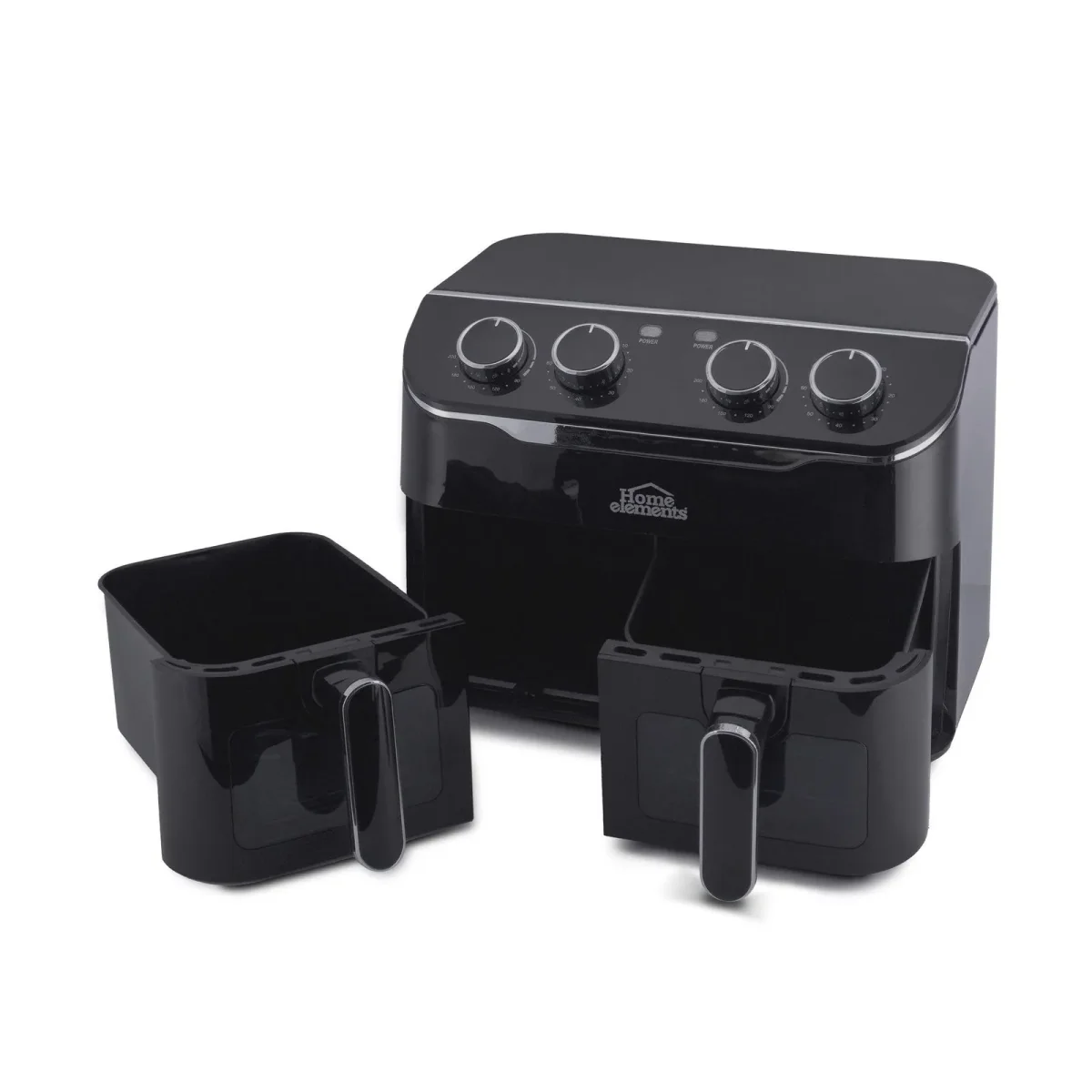 HOME ELEMENT FREIDORA AIRE 8 LTS DOBLE CANASTILLA HEAF8041N 299899624 - Imagen 5