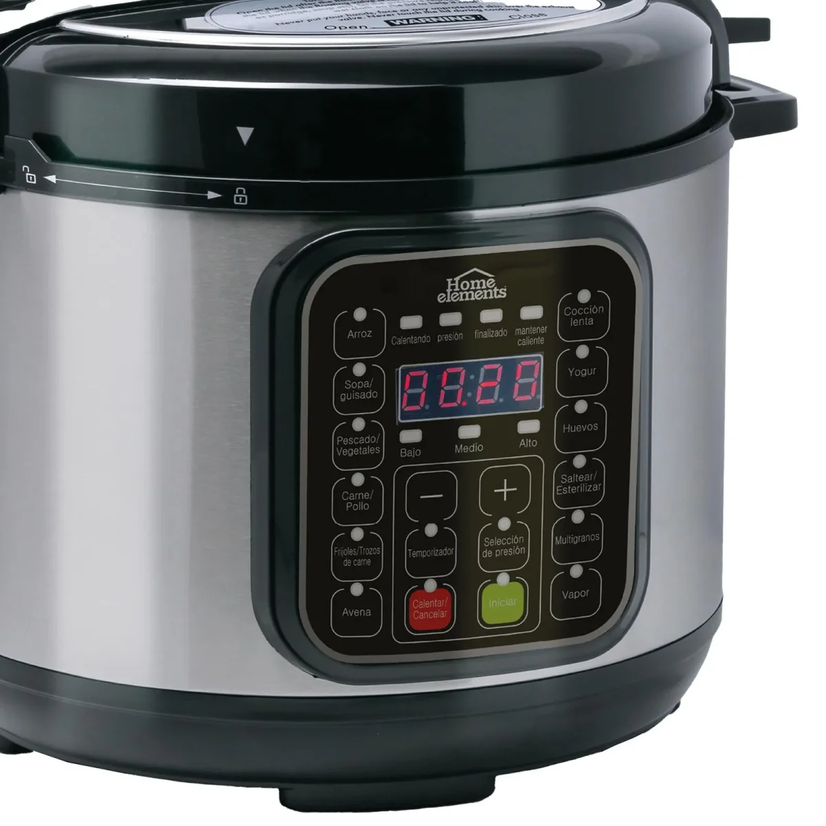 HOME ELEMENT OLLA MULTIFUNCIONAL DE 4LT HEOM4202SS - Imagen 5