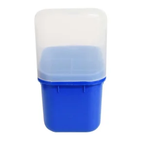 Portacubiertos con Tapa y Divisiones Azul Europlast