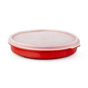 Plato con Divisiones y Tapa 900ml Plastico Colores Arplasa