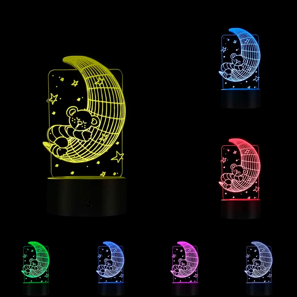 Lámpara importada Led 3D 🌟 SWEET NIGHT🌙 ( Expresión viva de amor) - Imagen 4