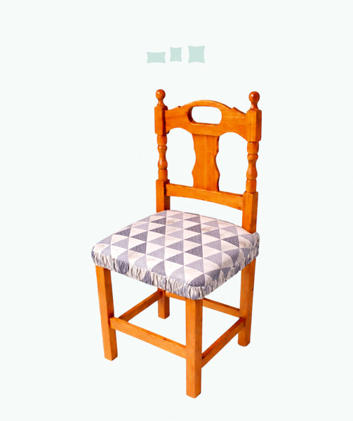 038 Cojín Asiento Ajustable Silla Rombos Gris - Imagen 4