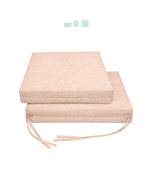 021 Cojín Asiento Silla Acolchado Loneta Liso 01 - Imagen 4