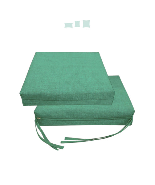 022 Cojín Asiento Silla Acolchado Loneta Liso 02 - Imagen 4