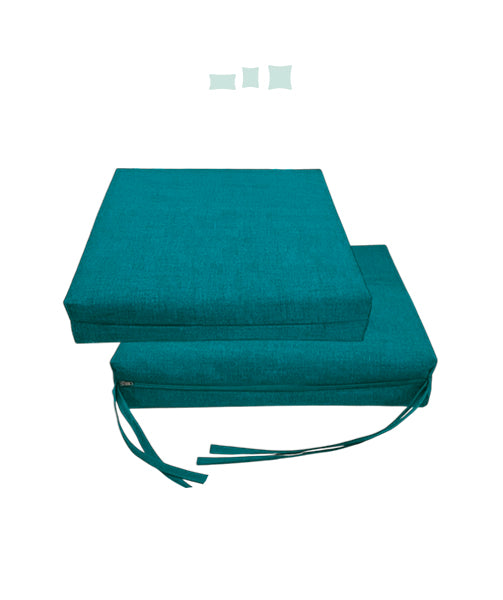 022 Cojín Asiento Silla Acolchado Loneta Liso 02 - Imagen 5