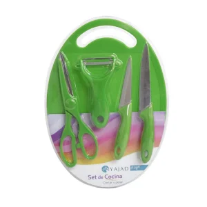 Set De Cocina Cortar Y Pelar Acero Inoxidable Yajad