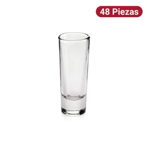 Vaso Tequilero 52ml Vidrio Crisa 48 Piezas