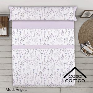 Juego de sábanas verano marca Casa Campo modelo Ángela