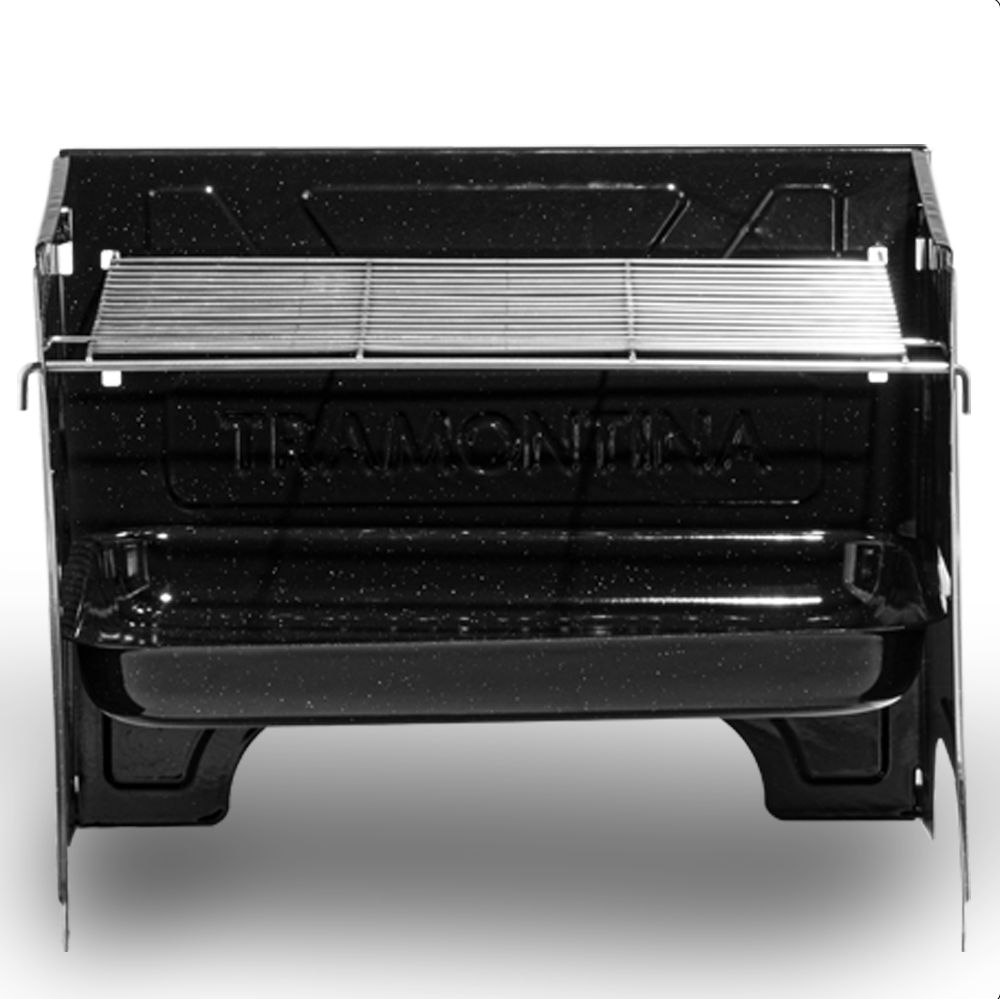 Asador Rectangular Portátil Aluminio Tramontina - Imagen 3
