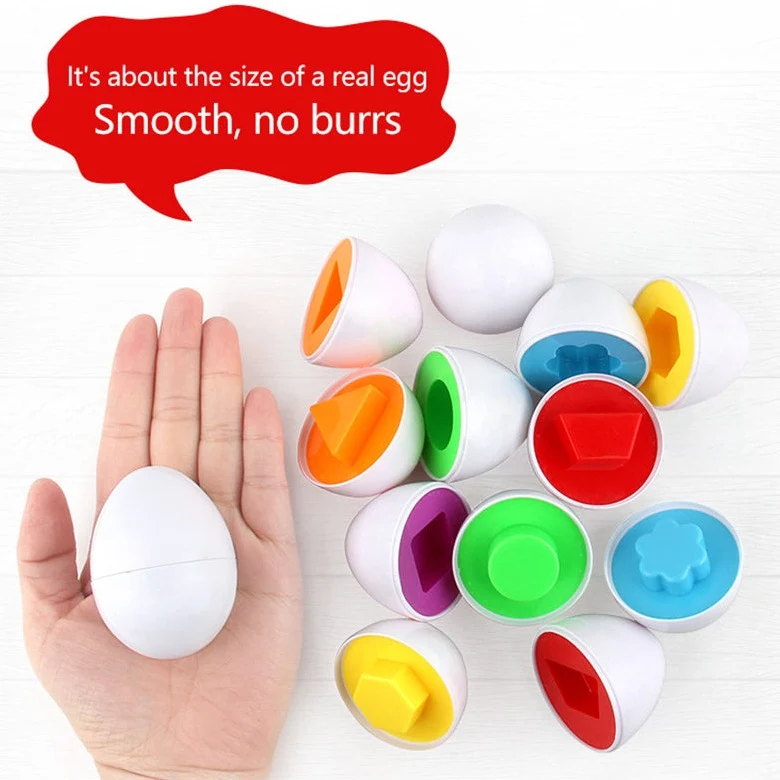 🎄OFERTA NAVIDEÑA 🎁Juego Montessori huevos Educativos 🥚FIGUCOLORS🤓 (Cubeta 12 und) - Imagen 8