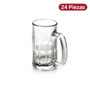 Tarro Cervecero 350ml Vidrio Lunita 24 Piezas
