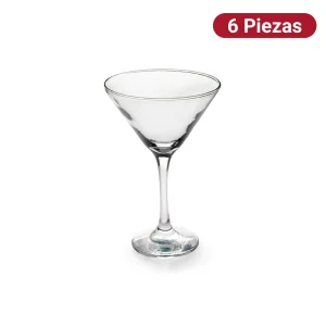 Copa Martini Windsor 250ml Vidrio Nadir 6 Piezas