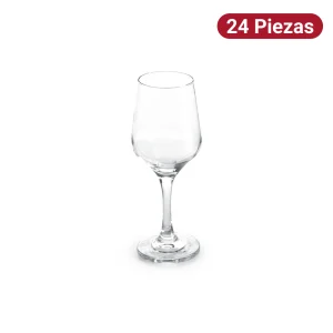 Copa Vino Toscana 370ml Vidrio Glassia 24 Piezas