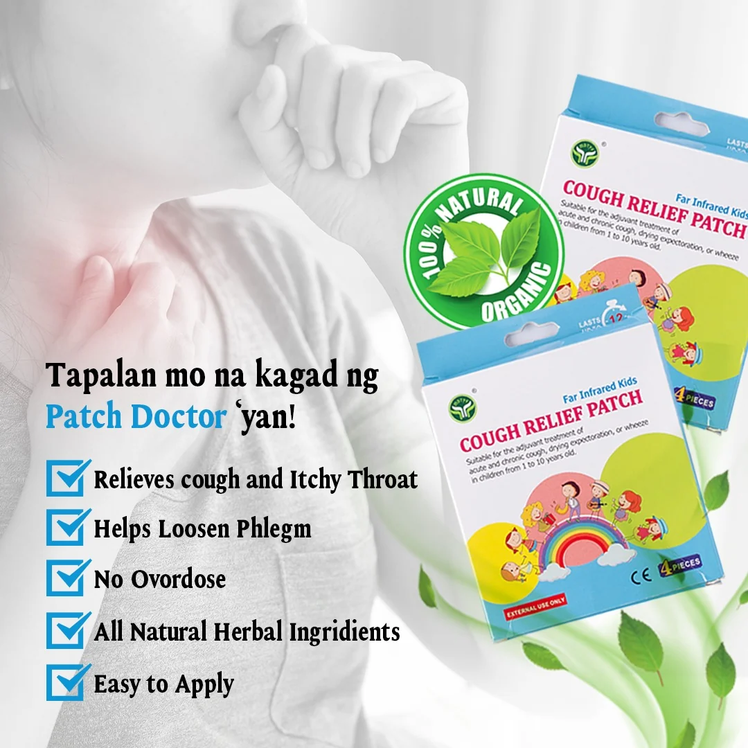 Parche Homeopático Para la Tos SWEET CARE (Ingredientes naturales que alivian malestar) - Imagen 6