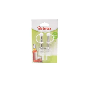 Juego de 2 Vertedores Acero Inoxidable Metaltex