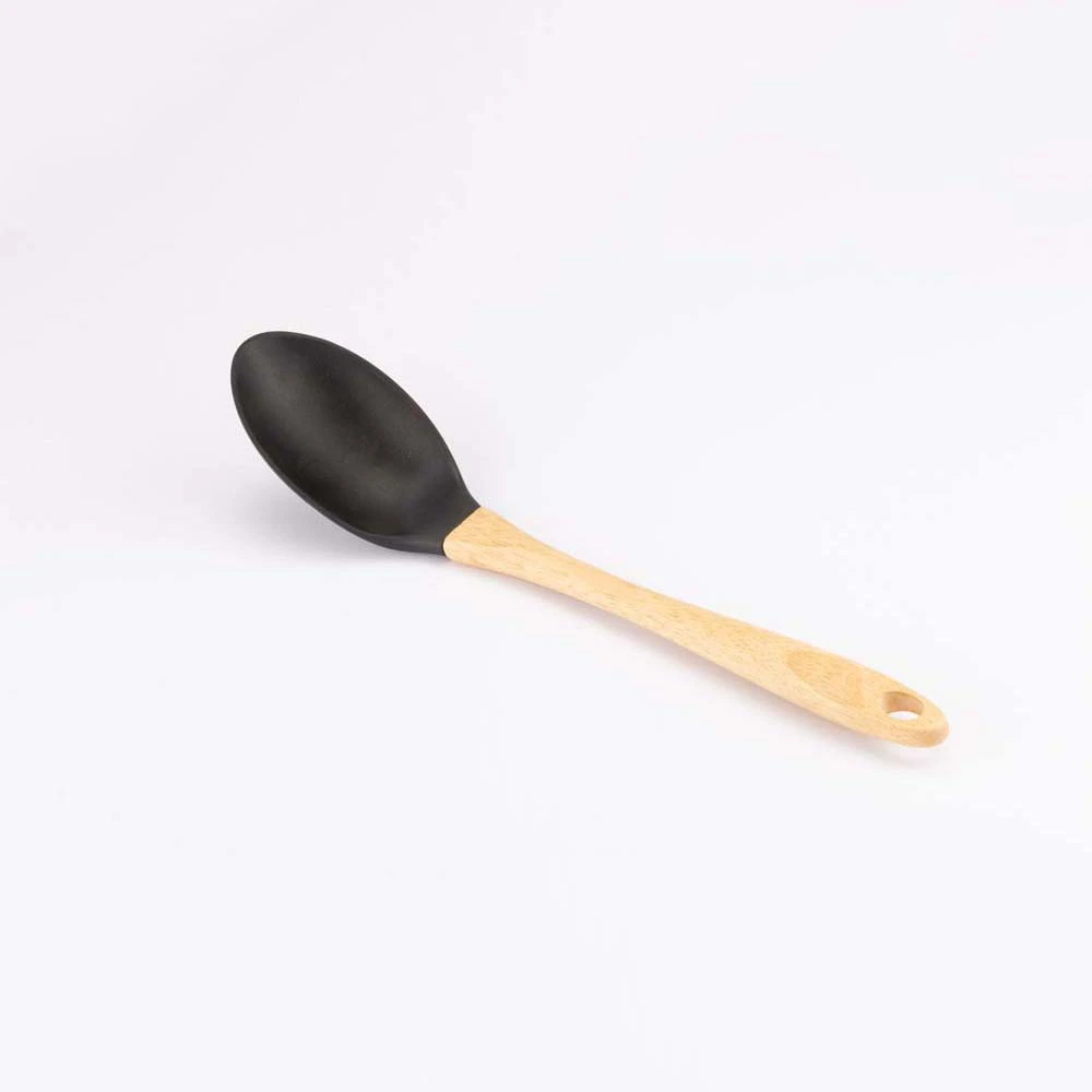 Cuchara Mango Madera 32cm Plástico Tab And Kit - Imagen 3