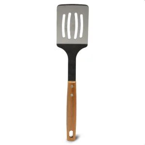 Volteador Ranurado Grill 46cm Acero Inoxidable Metaltex