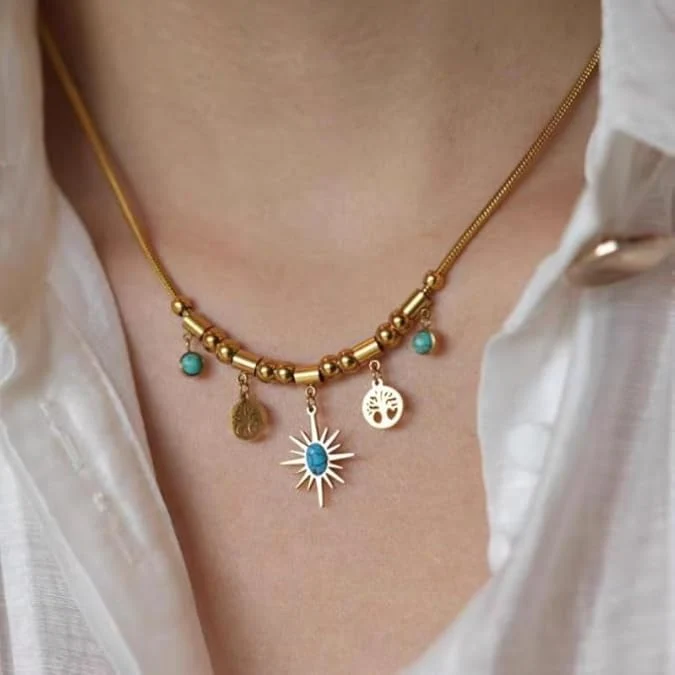 Collar Árbol de la vida ✨ DELUXE LOVE 💎 (Diseño de lujo inoxidable) - Imagen 3