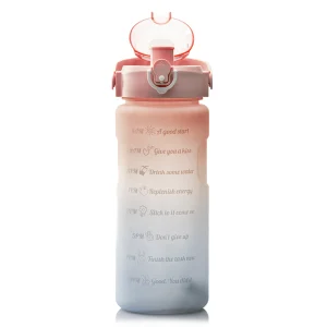 Botella Motivacional Deportiva 1.5L Plástico