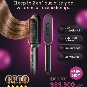Cepillo Plancha Alisador TYM 2en1