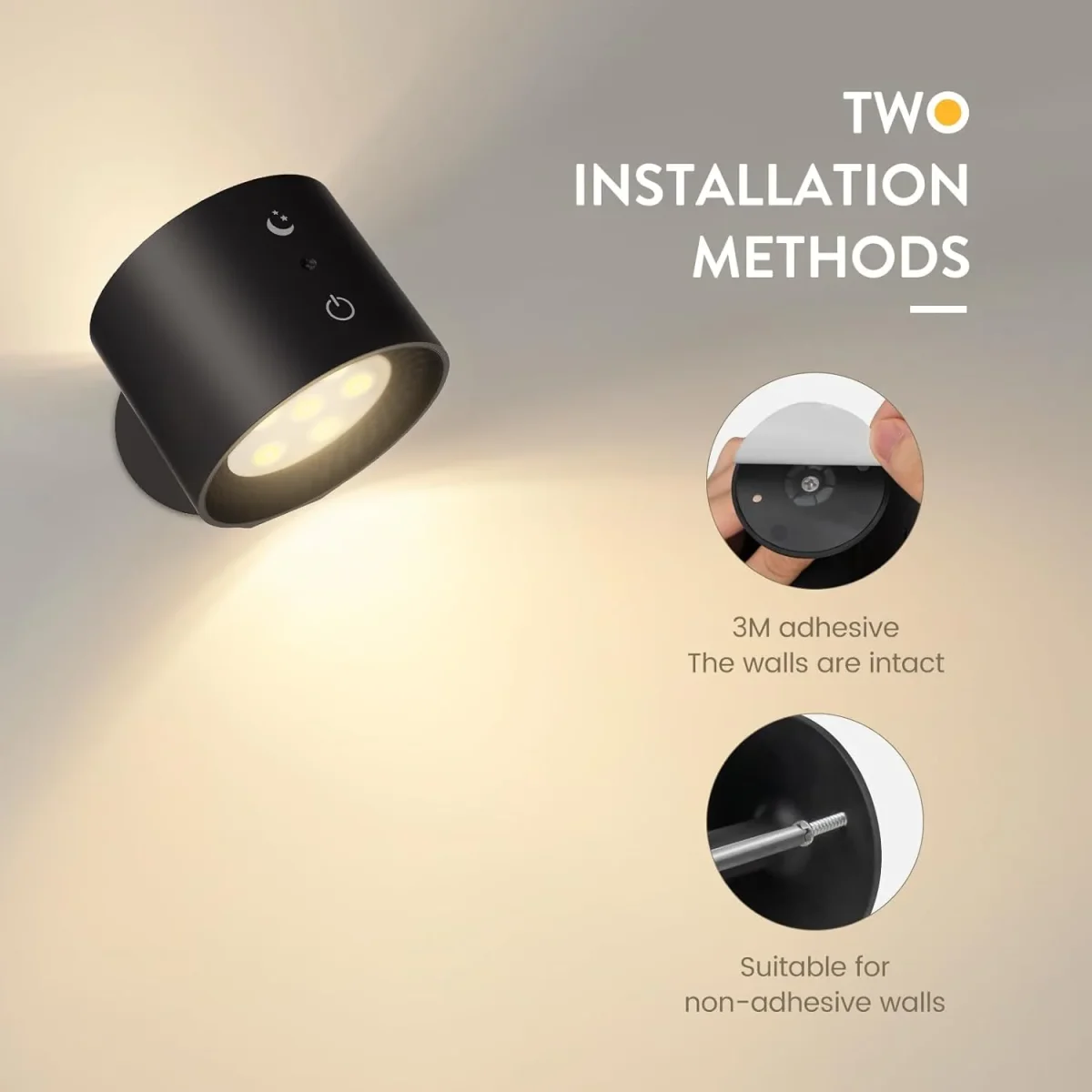 Lámpara Magnética ✨ DELUXE 360 🌀 (Diseño elegante y recargable con cable USB) - Imagen 4