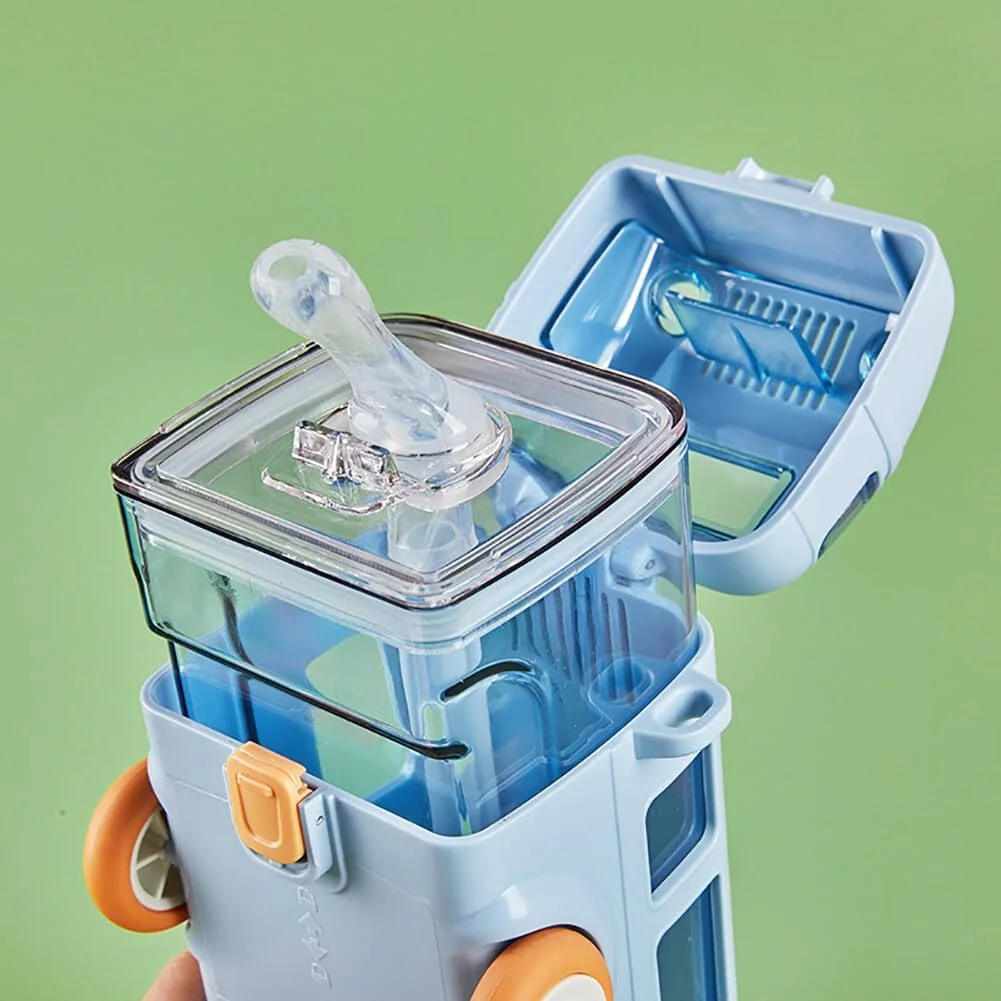 Termo para niños🥤 AQUA BUS 🚌 (Fomenta el consumo de agua) - Imagen 6
