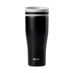 Termo Doble Pared Negro 380ml Acero Inoxidable Nuvó