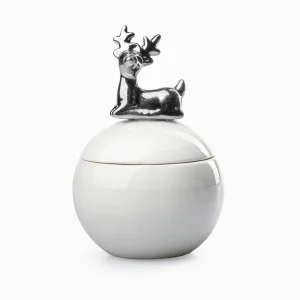 Joyero Reno Rudolph Plateado Porcelana Love And Lemons