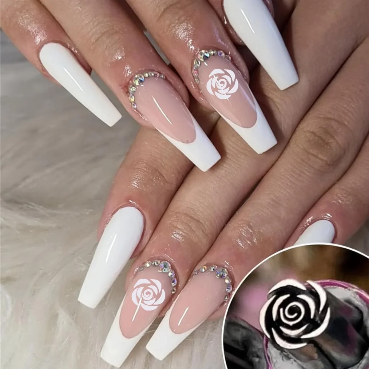 Kit x6 Decoradores de uñas 💅 DELUXE BEAUTY 💕 (Sello con todo tipo de esmalte) - Imagen 8