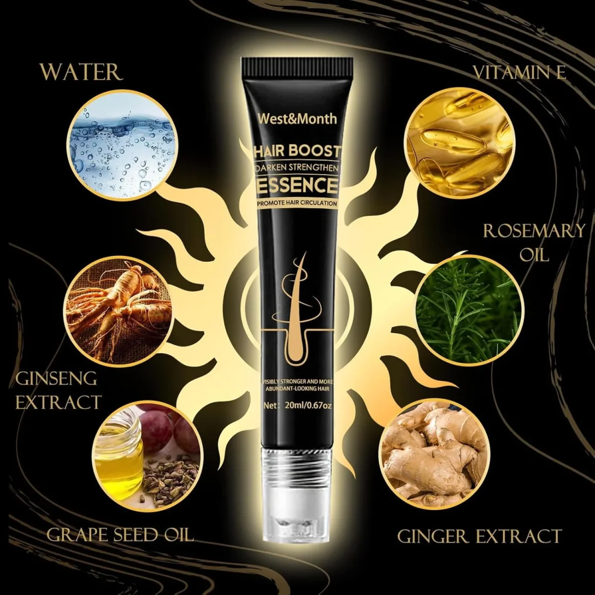 Serum acelerador y fortalecedor ✨ Deluxe MAX 💇🏼♀️ (Estimula el crecimiento en días) - Imagen 3