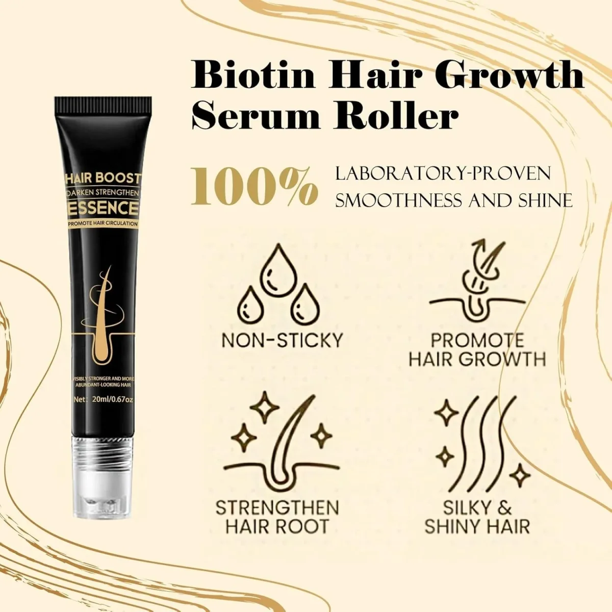 Serum acelerador y fortalecedor ✨ Deluxe MAX 💇🏼♀️ (Estimula el crecimiento en días) - Imagen 4