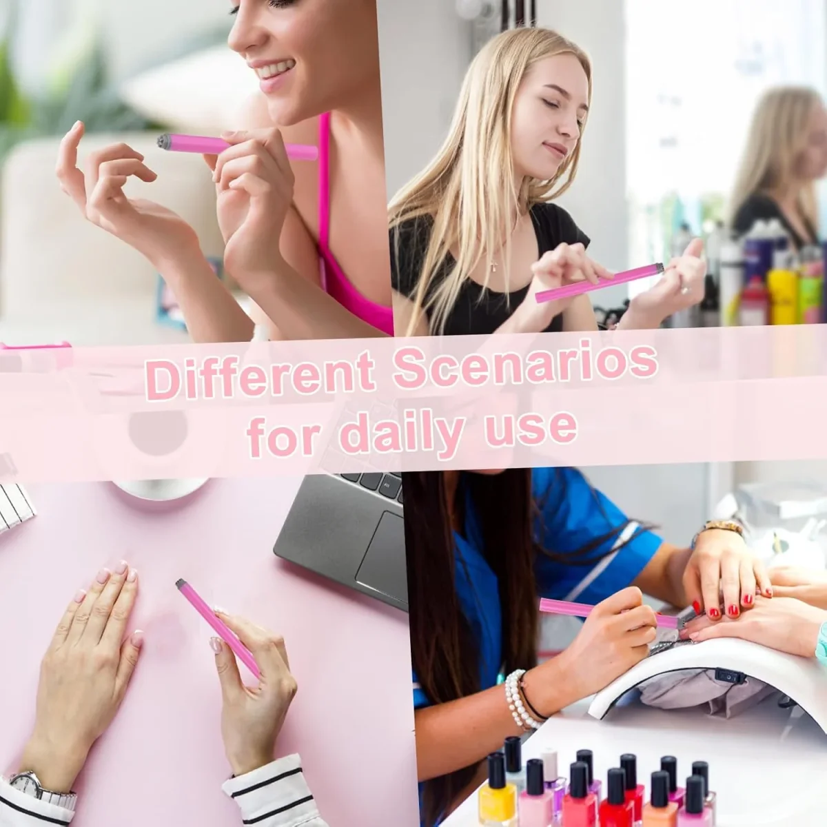 Kit x6 Decoradores de uñas 💅 DELUXE BEAUTY 💕 (Sello con todo tipo de esmalte) - Imagen 7