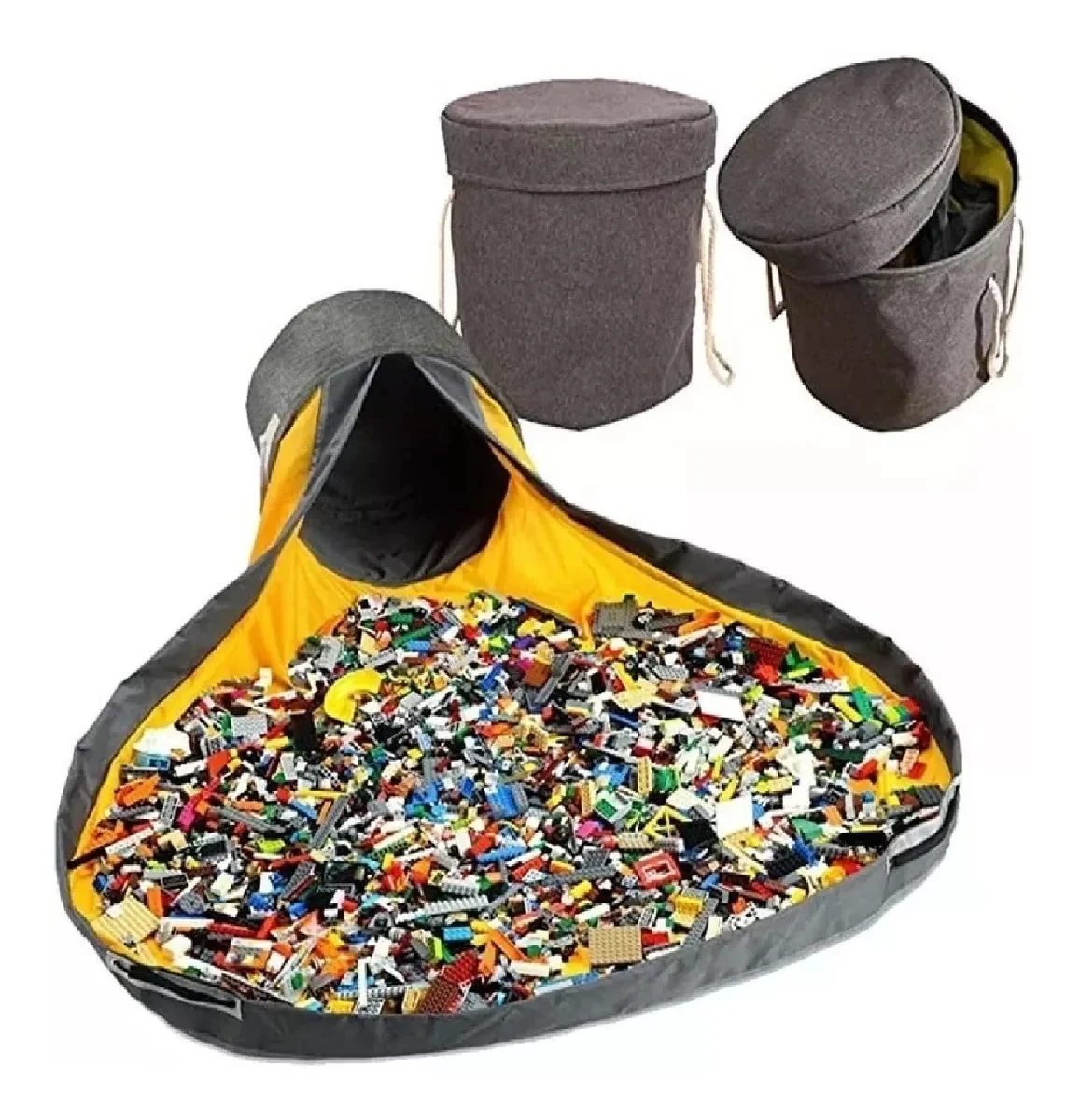 Cesta tapete para guardar juguetes 2 en 1 💎🎒 EXPANMAX 🧸 - Imagen 7