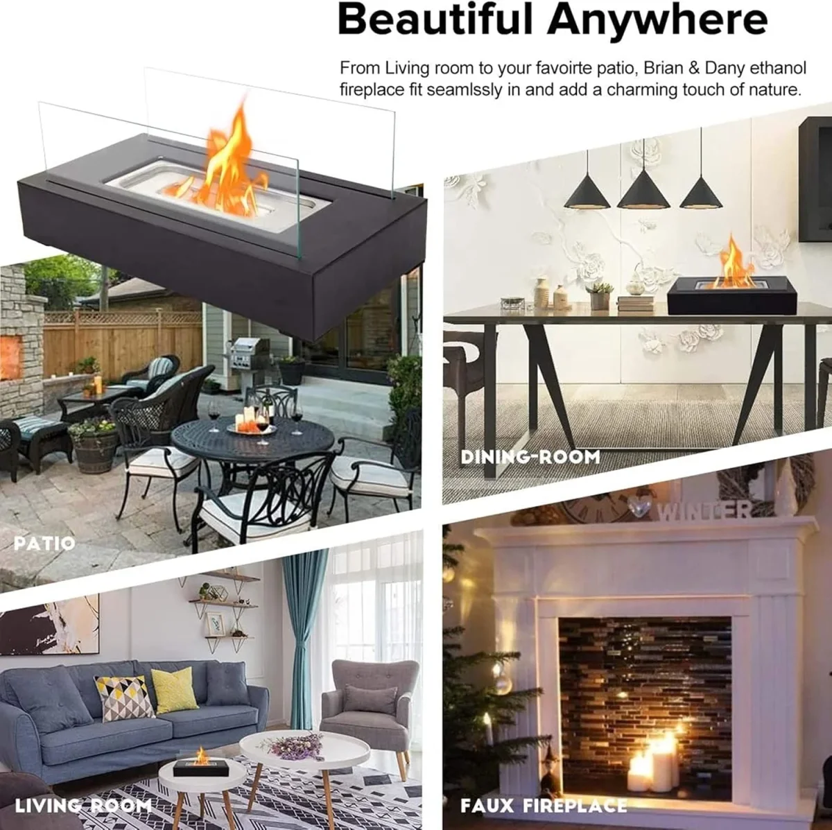Chimenea de Mesa 🔥 MINIMAL DELUXE ✨ (Diseño elegante y minimalista) - Imagen 5