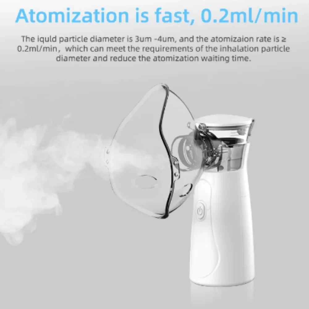 Nebulizador portátil Pediátrico Adulto ✨ HEALTH PRO 🥰 (OBSEQUIO: Guía Médica de cuidados respiratorios) - Imagen 3