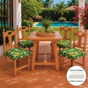 034 Cojín Asiento Ajustable Silla Palmeras