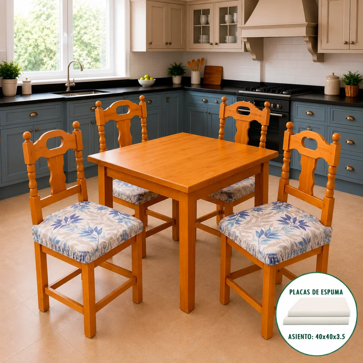 037 Cojín Asiento Ajustable Silla Valeria