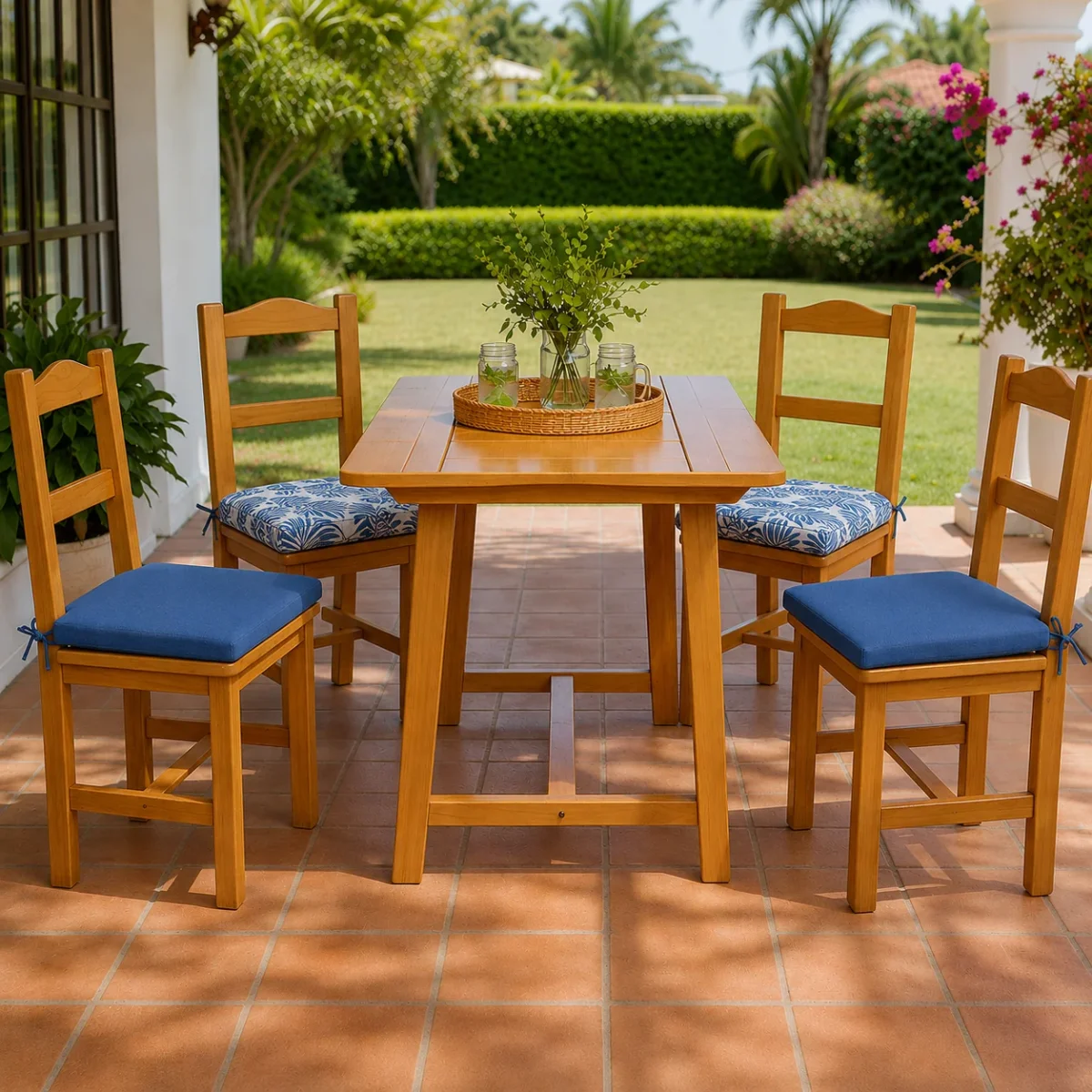 012 Cojín Asiento Silla Falso Liso 02 - Imagen 3