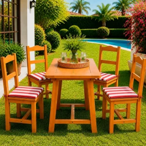 019 Cojín Asiento Silla Estampados Rayas Toldo